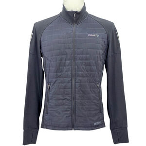 Craft SubZ Running Jacket 4 Mens Small Black Windproof Athletic Training Coat